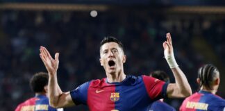 Robert Lewandowski traf doppelt gegen seinen Ex-Club.