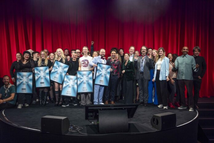 Galastimmung bei der Verleihung des Preises für Popkultur. Foto: Kenny Beele und Kai Kuczera / D.LIVE
