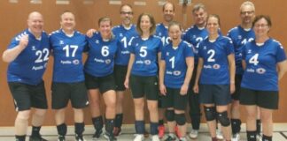 Das Mixed-Volleyball-Team aus Lintorf. Foto: TuS 08 Lintorf