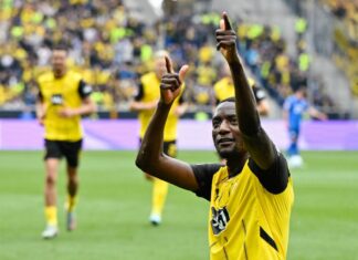 Nächster Treffer: BVB-Stürmer Serhou Guirassy.