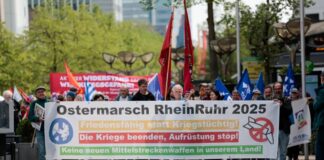 Zum Ostermarsch Rhein-Ruhr werden an drei Tagen insgesamt etwa 2.000 Teilnehmer erwartet.