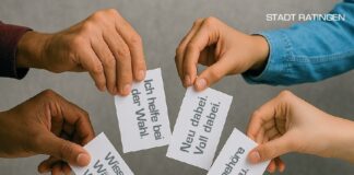 Erstwählende werden zu Erstwahlprofis bei der anstehenden Kommunalwahl in Ratingen Foto: Stadt Ratingen