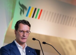 NRW-Ministerpräsident Hendrik Wüst will die Olympischen Spielen in die Region Rhein und Ruhr holen 