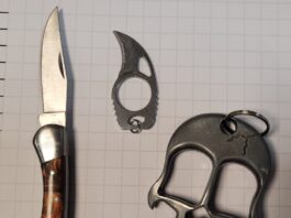 Diese Gegenstände fanden die Beamten bei dem Mann aus Velbert. Foto: Bundespolizei