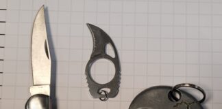 Diese Gegenstände fanden die Beamten bei dem Mann aus Velbert. Foto: Bundespolizei