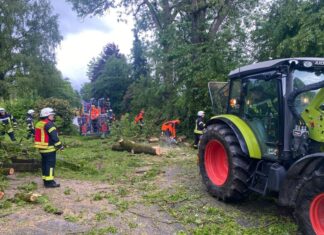 Ganze sechs Stunden dauerte der Feuerwehreinsatz.