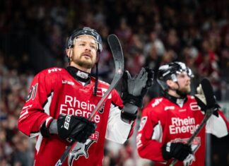 Bei Haie-Kapitän Moritz Müller ist nach dem verlorenen DEL-Finale vieles unklar 