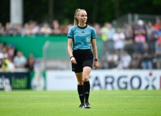 Fabienne Michel ist beim Drittliga-Spiel zwischen Verl und Essen beleidigt worden.