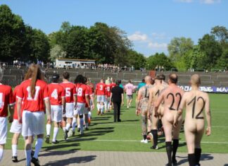 Hier spielt die «Nacktionalmannschaft».
