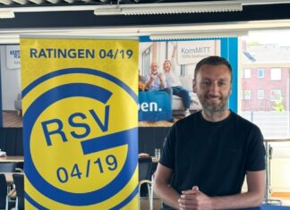 Damian Apfeld übernimmt an der Seitenlinie der Ratinger. Foto: Ratingen 04/19