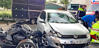 Am Montagabend wurde ein Trike-Fahrer bei einem Zusammenstoß schwer verletzt. Foto: Polizei