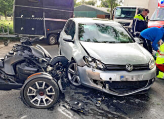 Am Montagabend wurde ein Trike-Fahrer bei einem Zusammenstoß schwer verletzt. Foto: Polizei