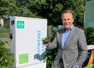 Gregor Jeken, Geschäftsführer der Stadtwerke Erkrath, freut sich über die neue Partnerschaft mit ladenetz.de – ein starker Impuls für die E-Mobilität in Erkrath. Foto: Stadtwerke Erkrath