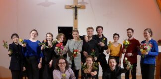 Die Folkwang Clarinets spielen in der Dorfkirche Isenbügel. Foto: privat