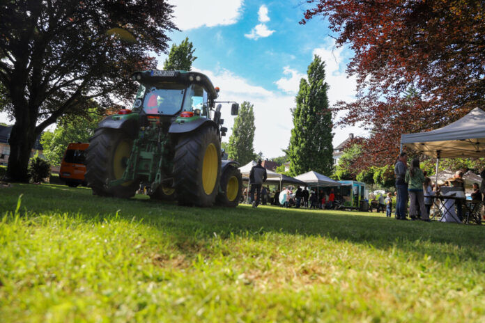 Diese Wiese im Nevigeser Stadtpark wurde zum Treffpunkt für Familien. Foto: Volkmann