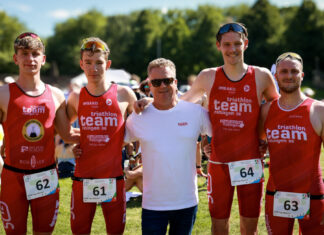 Jan Ortjohann, Leon Vollstedt, Georg Mantyk, Morten Schmidt und d Eric Müller. Foto: TTR 08