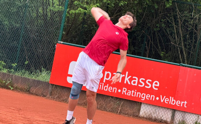 NBV_MikaBerghaus_2025 NBV-Neuzugang Mika Berghaus erwies sich als sehr zuverlässiger Punktegarant, er gewann alle vier Einzel und vier Doppel. Foto: NBV
