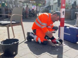 Ein Mitarbeiter des Baubetriebshof hat einen neuen