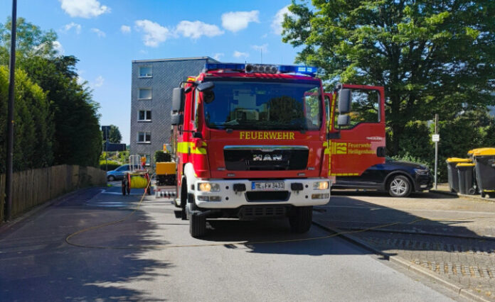 Die Feuerwehr bei einem der Einsätze. Foto: FW Heiligenhaus