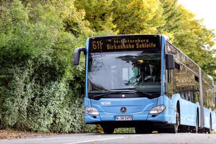 Auf der Linie 611 kommt es zu Beeinträchtigungen. Foto: WSW/Frank Gleitsmann