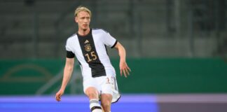 Hat mehr als ein Jahr lang nicht mehr gespielt: Bochums Neuzugang Colin Kleine-Bekel, hier im Trikot der U21-Nationalmannschaft.