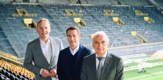 Hans-Joachim Watzke (l) erhält beim Kampf um das Präsidenten-Amt beim BVB Konkurrenz vom Amtsinhaber Reinhold Lunow (r)