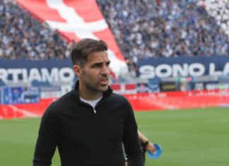 Como-Trainer Cesc Fàbregas ist ein Trainer-Kandidat in der Bundesliga. 