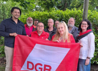 Der neugewählte DGB-Kreisverband Mettmann. Foto: DGB
