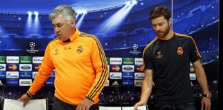 Reals Noch-Trainer Carlo Ancelotti kennt Xabi Alonso noch aus gemeinsamen Zeiten in der spanischen Hauptstadt.