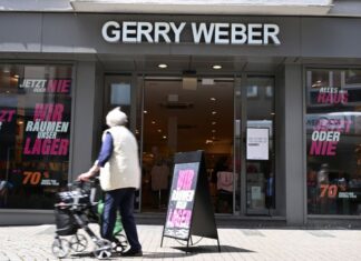 Der Abverkauf läuft auf Hochtouren in den verbliebenen Gerry-Weber-Shops in Deutschland.
