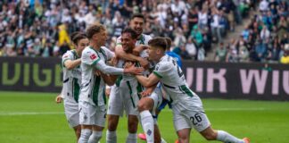 Chiarodias erstes Tor für Borussia.