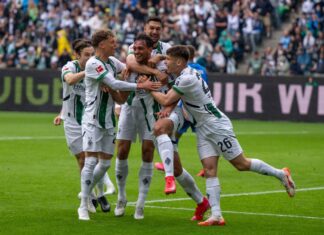 Chiarodias erstes Tor für Borussia.