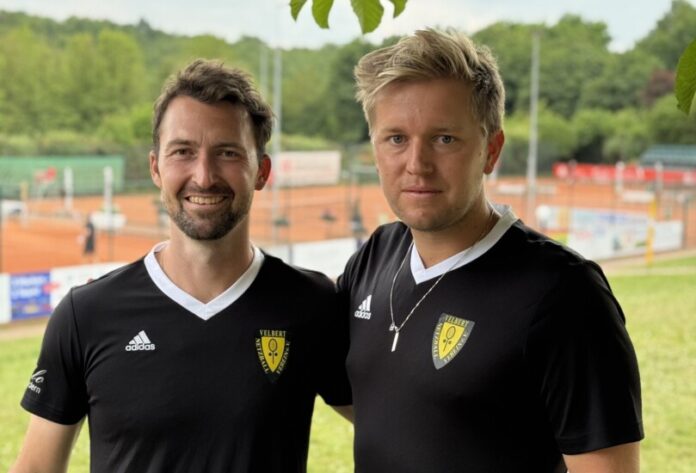 Das NBV-Vorstandsduo wurde einstimmig wiedergewählt: Tom Schönenberg als 1. Vorsitzender (links) und Nick Franke als 2. Vorsitzender (rechts). Foto: NBV/privat