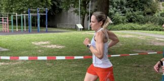 Stefanie Lienemann ging für den TuS auf die Strecke. Foto: TuS 08 Lintoprf