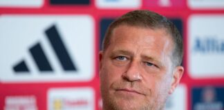 Max Eberl äußert sich in Orlando vor dem Bayern-Start in die Club-WM. 