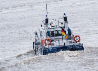Auch die Einsatzkräfte suchten vergeblich nach dem Mann im Rhein. (Symbolbild)