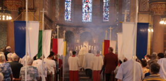 Gottesdienst vor der Prozzession, Bild: Alexander Heinz