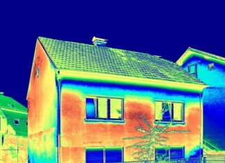 Die thermografische Erfassung des Kreises Mettmann soll Energieverluste sichtbar machen. Foto: MVV Regioplan GmbH