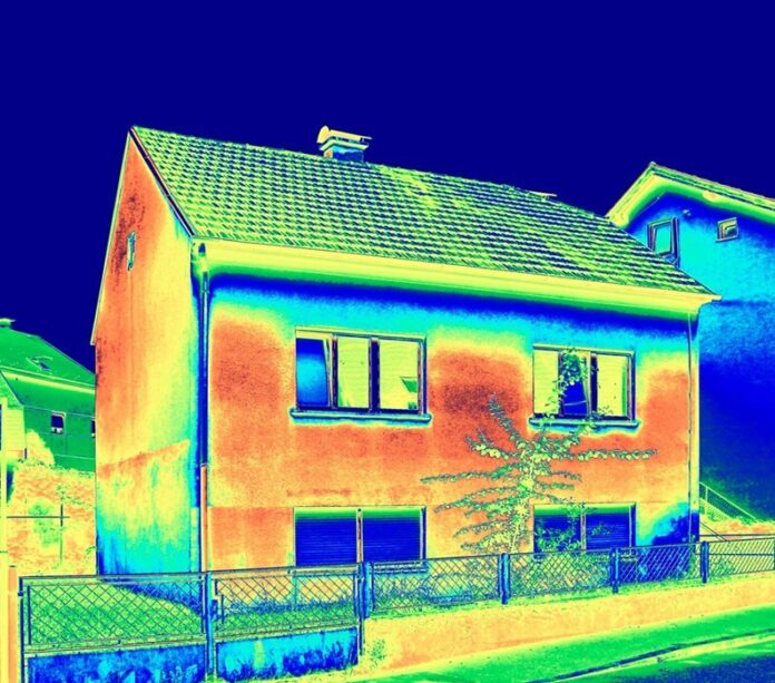 Die thermografische Erfassung des Kreises Mettmann soll Energieverluste sichtbar machen. Foto: MVV Regioplan GmbH