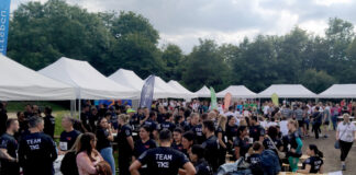 Die Stimmung beim Laufevent dürfte auch dieses Jahr gut werden. Foto: Firmenlauf Ratingen