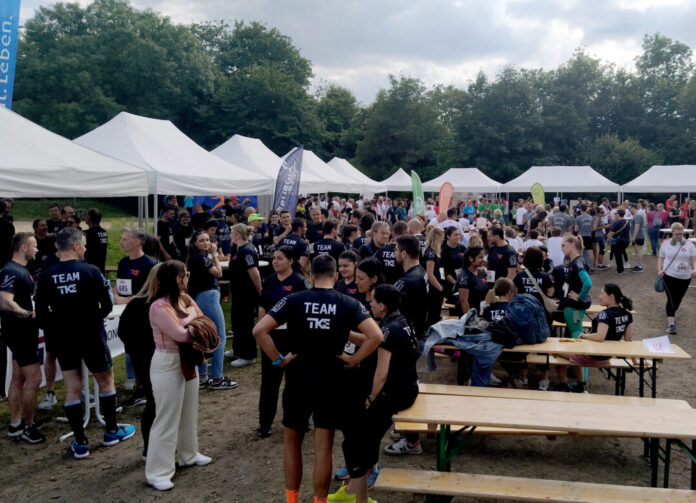 Die Stimmung beim Laufevent dürfte auch dieses Jahr gut werden. Foto: Firmenlauf Ratingen