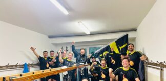Die Stimmung bei den Bomberos war ausgesprochen gut. Foto: TuS 08 Lintorf