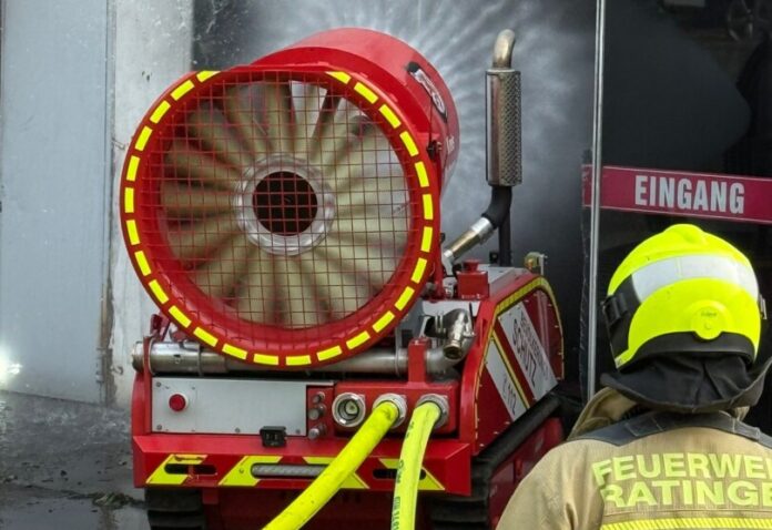 Die Feuerwehr Ratingen unterstützte die Einsatzkräfte in Wülfrath. Foto: FW Wülfrath