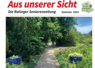 Cover der neuen Seniorenzeitunv die an vielen Stellen im Stadtgebiet ausliegt.
