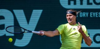 Alexander Zverev hat den Einzug ins Halle-Finale verpasst.