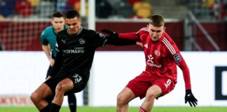 Wechselt von Düsseldorf nach Köln: Fortunas Isländer Isak Johannesson (rechts)