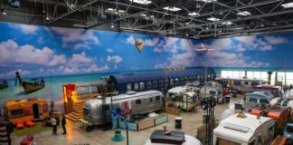 Nass werden kann man nicht: Das Basecamp in Bonn garantiert Trocken-Camping.