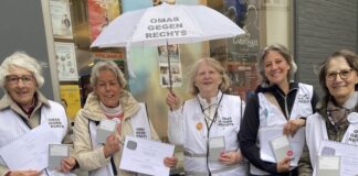 Die Omas gegen rechts engagieren sich für eine lebendige Demokratie. Foto: privat