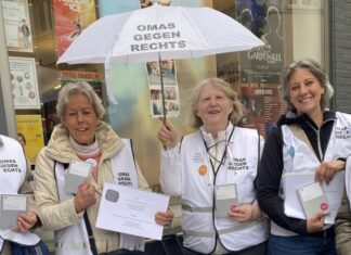 Die Omas gegen rechts engagieren sich für eine lebendige Demokratie. Foto: privat