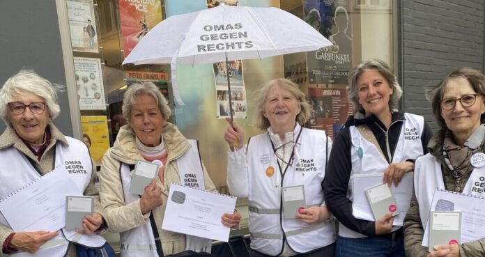 Die Omas gegen rechts engagieren sich für eine lebendige Demokratie. Foto: privat
